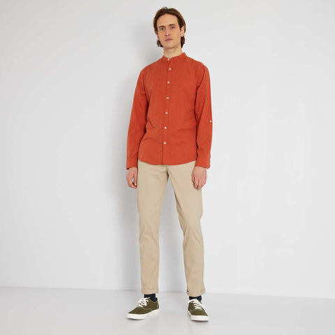 Chino slim avec ceinture - L32