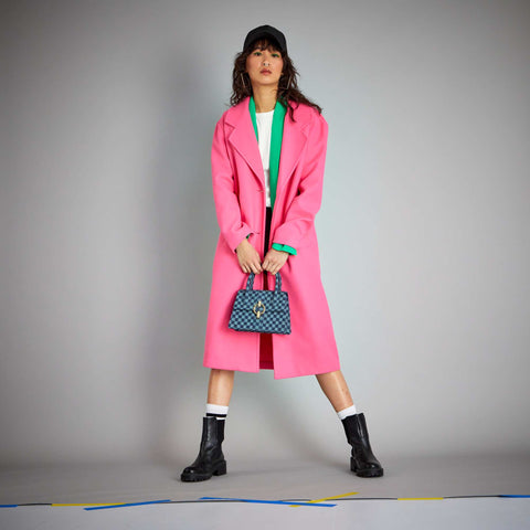 Veste blazer mi-longue