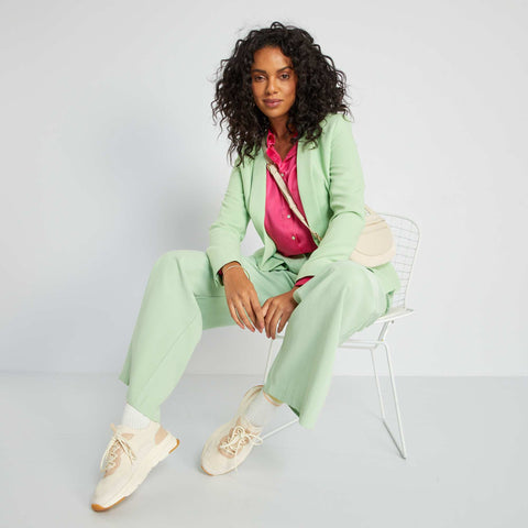 Veste blazer mi-longue