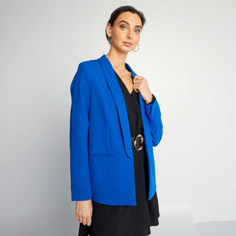 Veste blazer mi-longue
