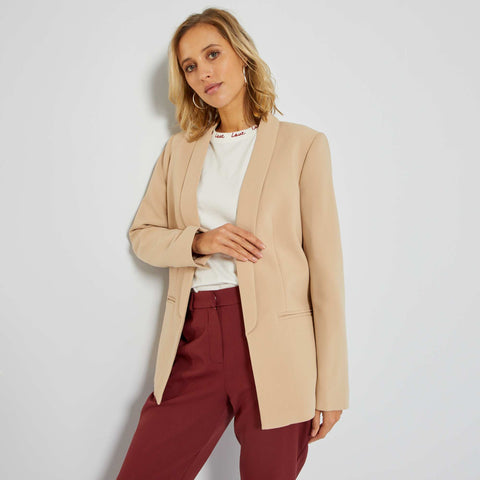 Veste blazer mi-longue