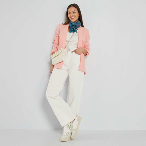 Veste blazer mi-longue