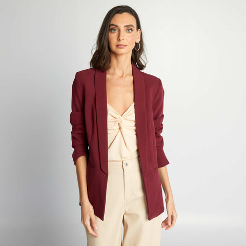Veste blazer mi-longue