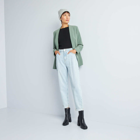 Veste blazer mi-longue