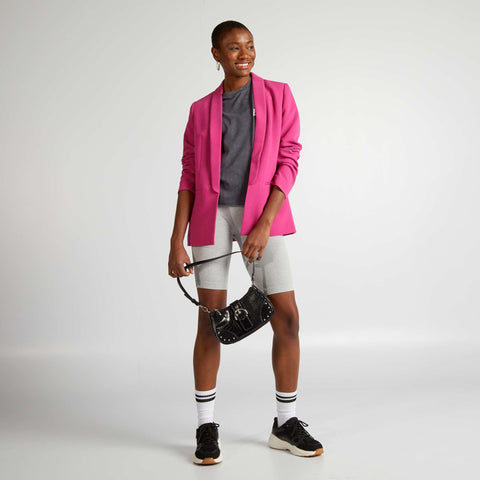 Veste blazer mi-longue