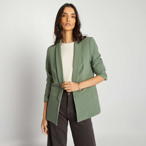Veste blazer mi-longue