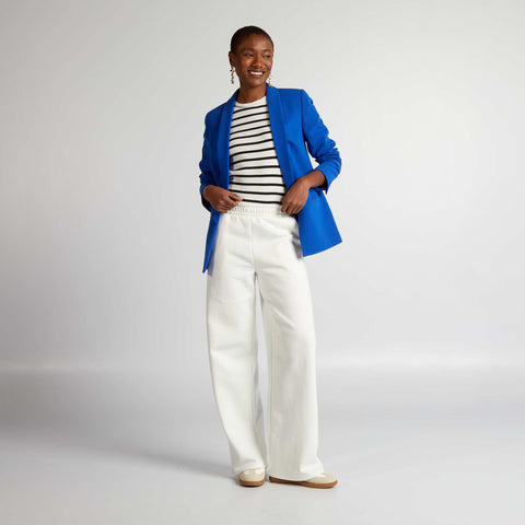Veste blazer mi-longue