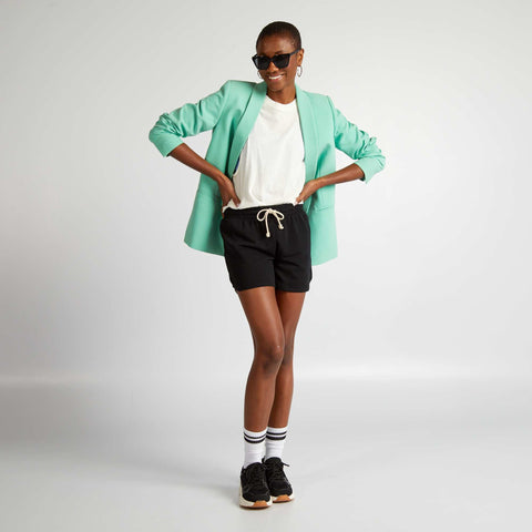 Veste blazer mi-longue