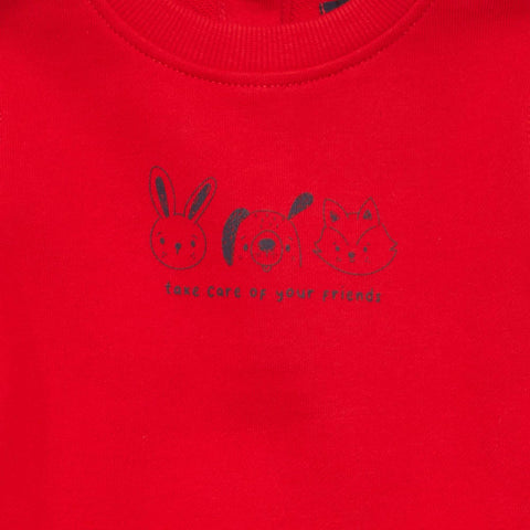 Sweat en molleton fin