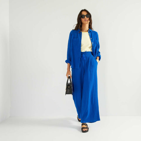 Chemise en gaze de coton