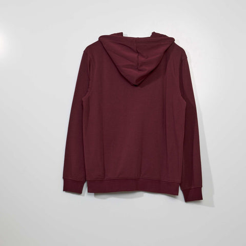 Sweat zippé à capuche