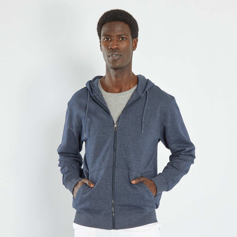 Sweat zippé à capuche