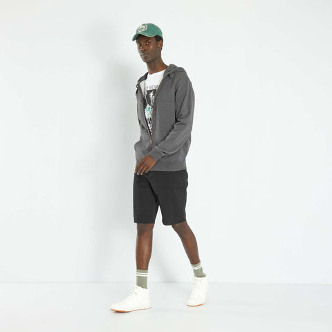 Sweat zippé à capuche