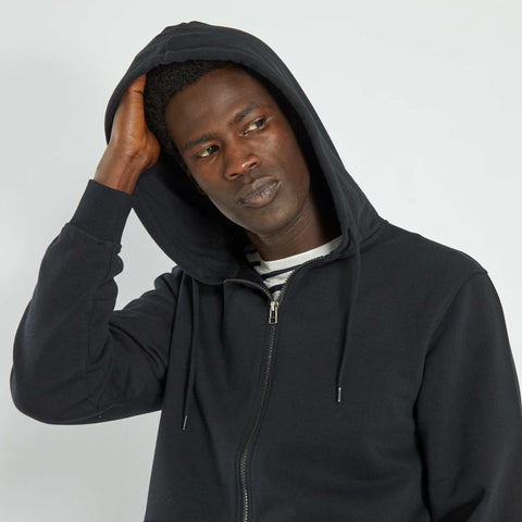Sweat zippé à capuche