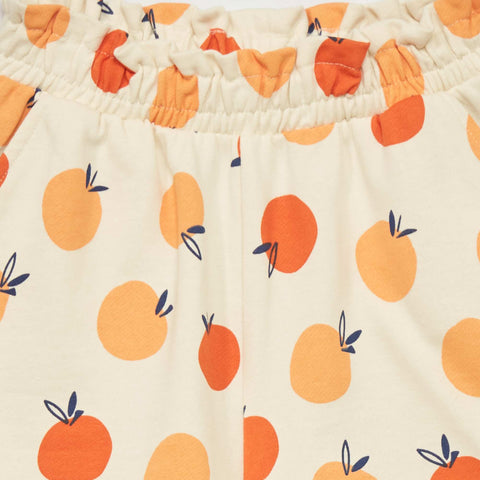 Short en molleton à motif