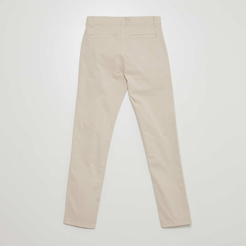 Pantalon chino slim - L32