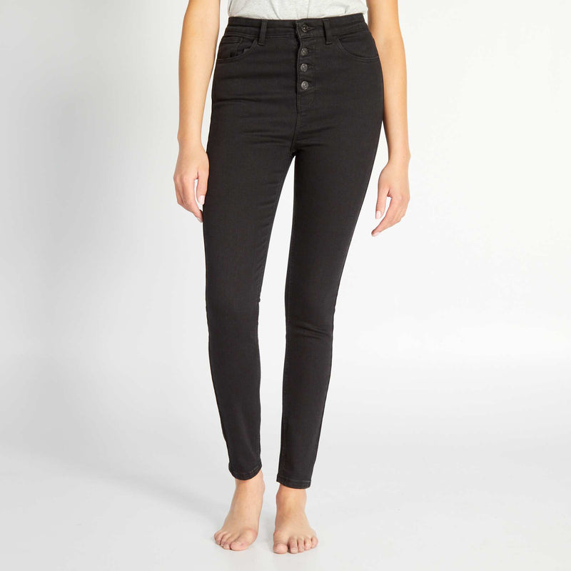 Jean skinny taille haute