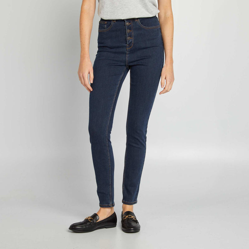 Jean skinny taille haute