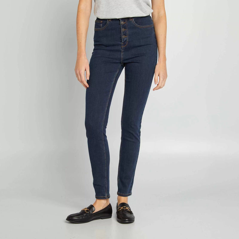 Jean skinny taille haute