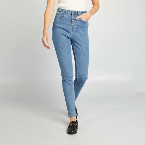 Jean skinny taille haute