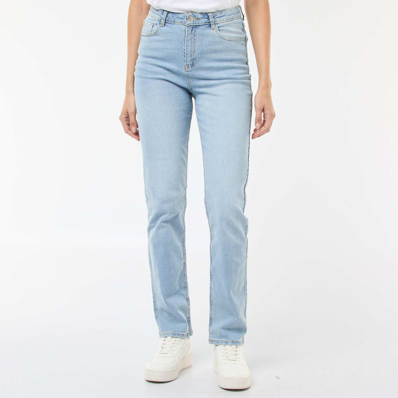 Jean regular taille haute - L30