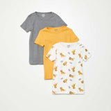 Blanc/jaune/gris