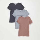 Gris/rose/bleu marine
