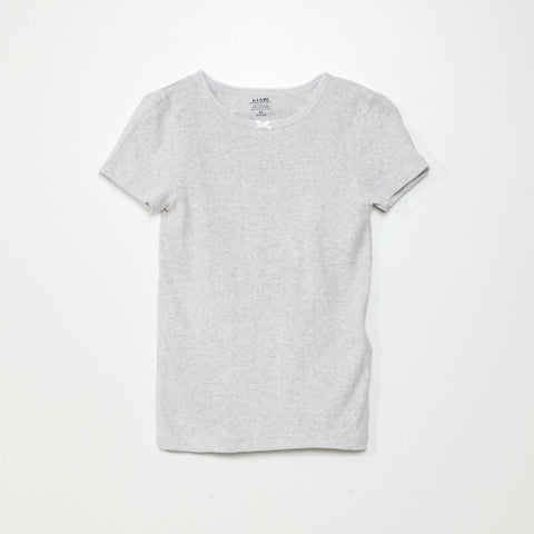 Lot de 3 t-shirts en maille pointelle