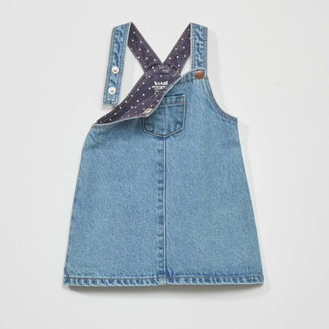 Robe salopette en jean