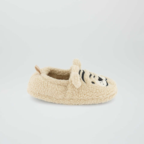 Chaussons en sherpa