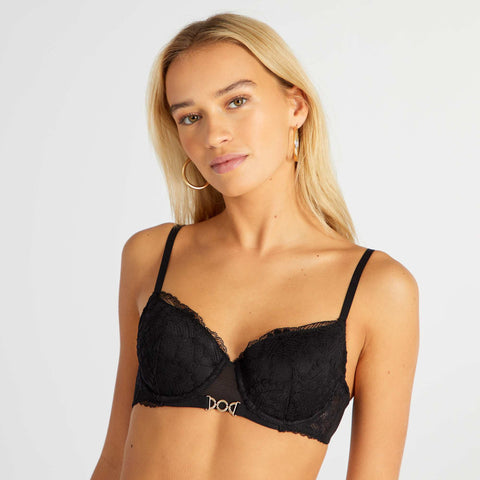 Soutien-gorge dentelle corbeille plongeant