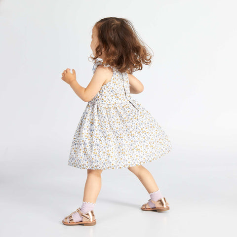 Ensemble robe + bloomer imprimé