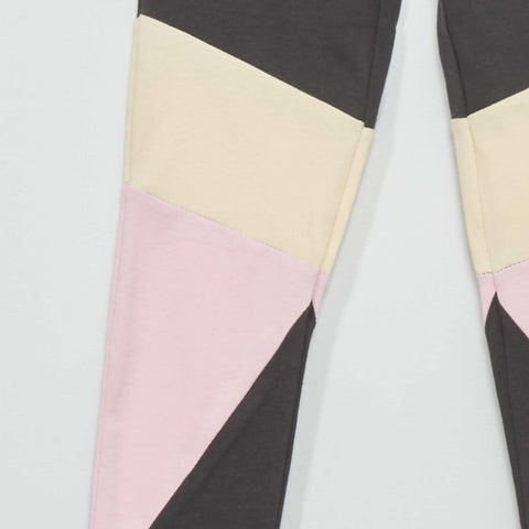 Legging long color block