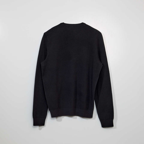 Pull en maille nid d'abeille