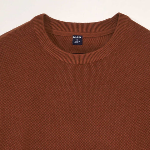 Pull en maille nid d'abeille