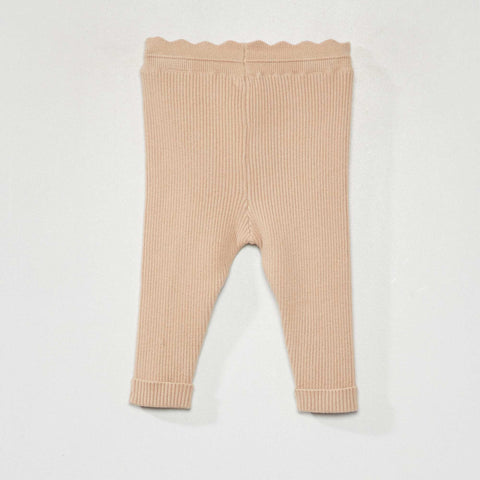 Legging en maille côtelée