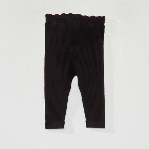 Legging en maille côtelée