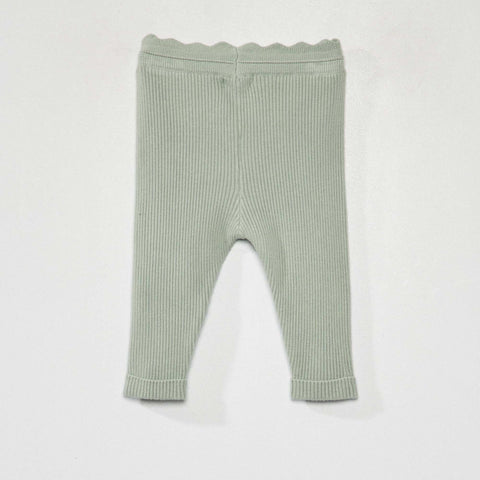 Legging en maille côtelée
