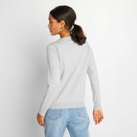 Pull en maille à col V