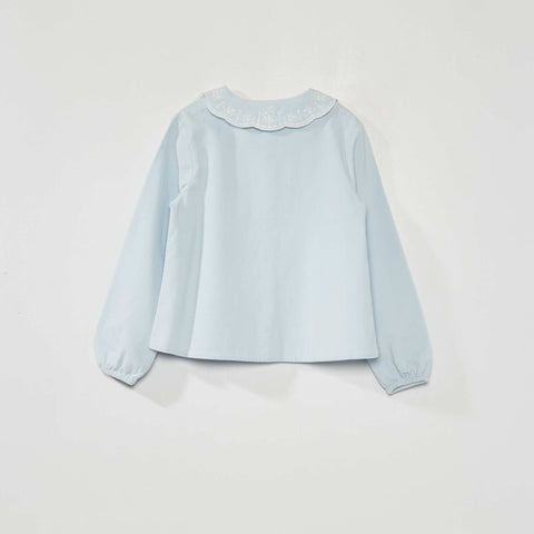 Blouse en velours côtelé