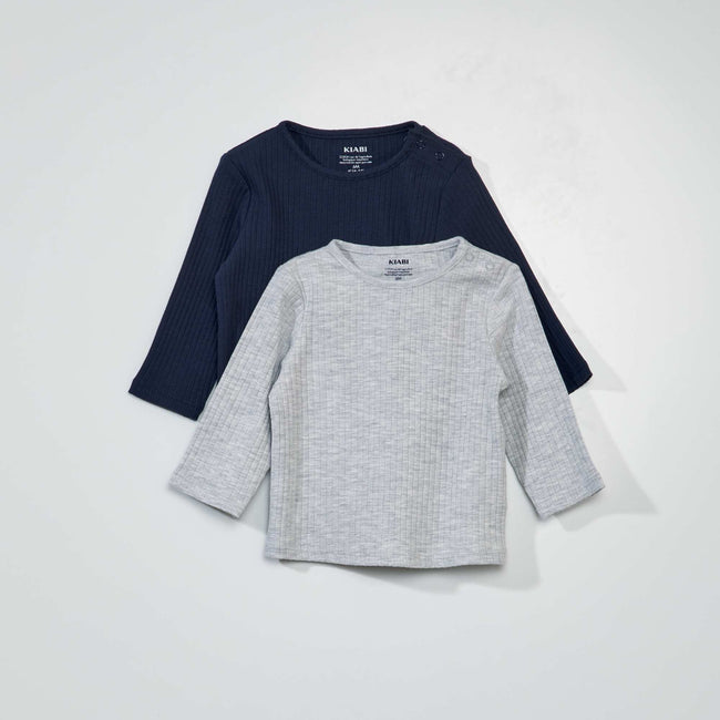 Gris/bleu marine