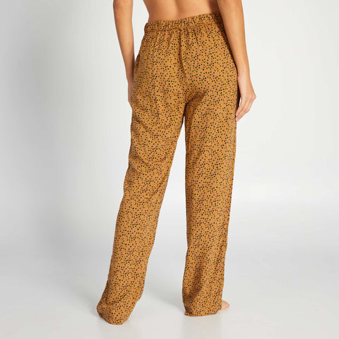 Pantalon de pyjama fluide imprimé