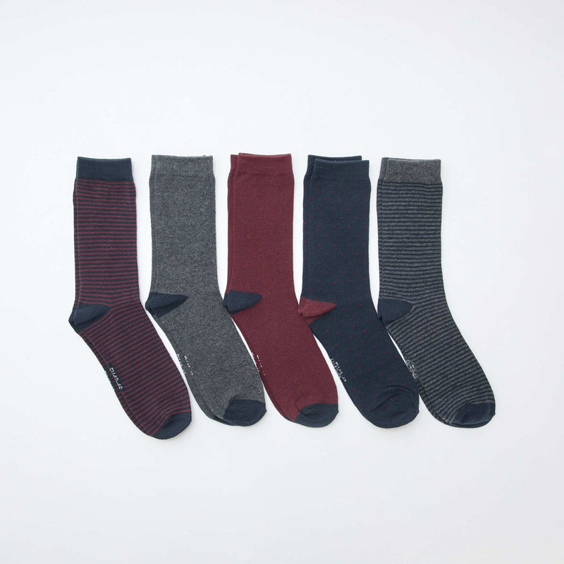 Lot de 5 paires de chaussettes fantaisies