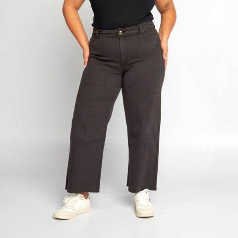 Jean wide leg stretch