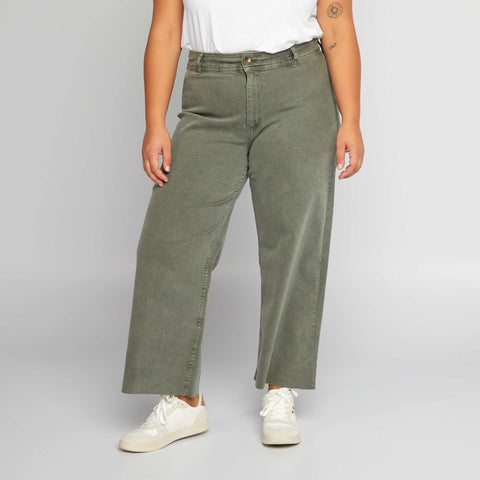 Jean wide leg stretch