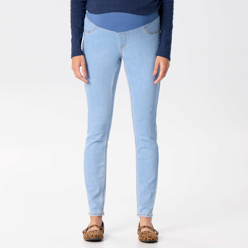 Jegging grossesse avec bandeau – Bleu – Kiabi Maroc