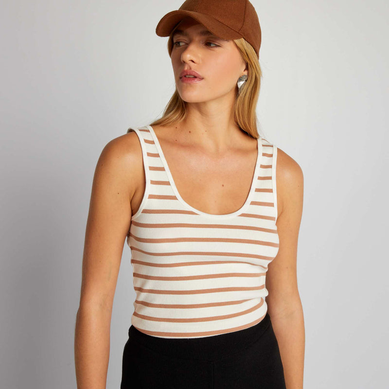 Rayé beige