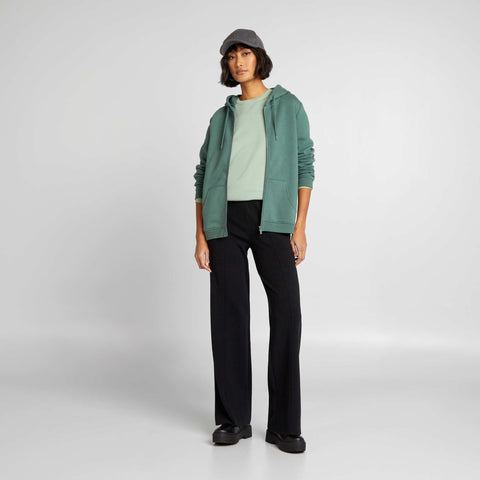 Pull fin coupe longue