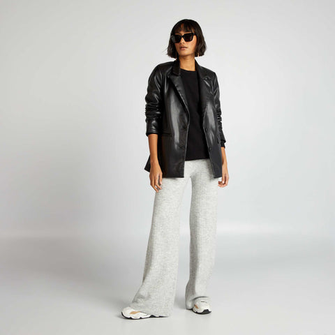 Pull fin coupe longue