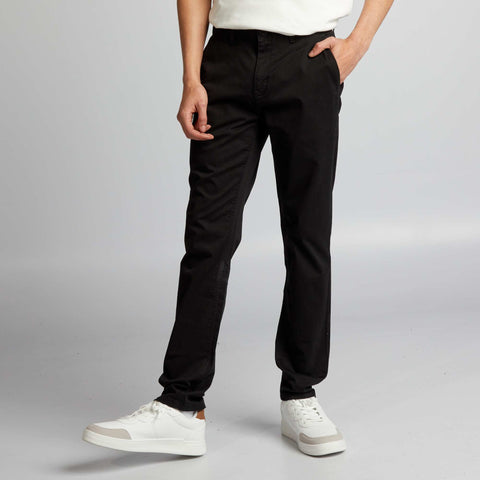 Pantalon chino uni